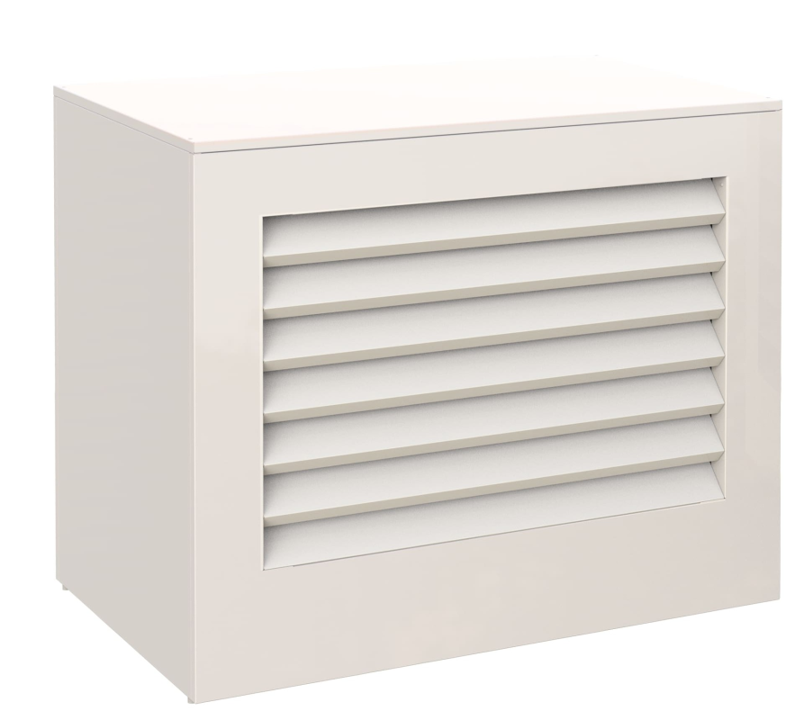 Tecnosystemi geluidsreducerende omkasting box grijswit