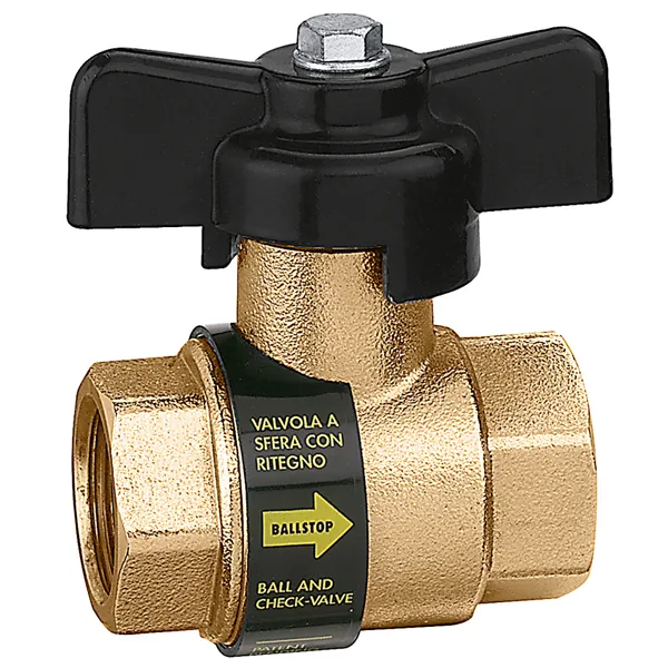 Caleffi kogelafsluiter 1 inch female sanitair afsluiter