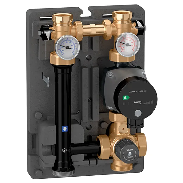 166600A2L Caleffi pompgroep thermostatisch 25-70 25-50C