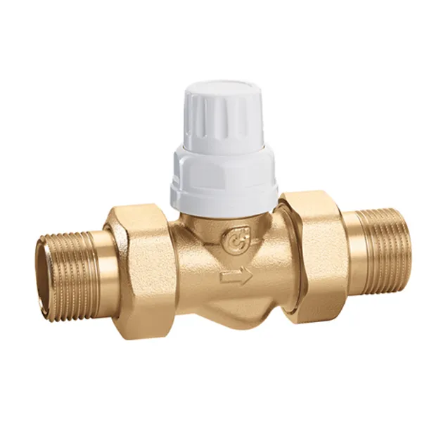 Caleffi 2-weg zoneventiel 1 inch messing afsluitventiel