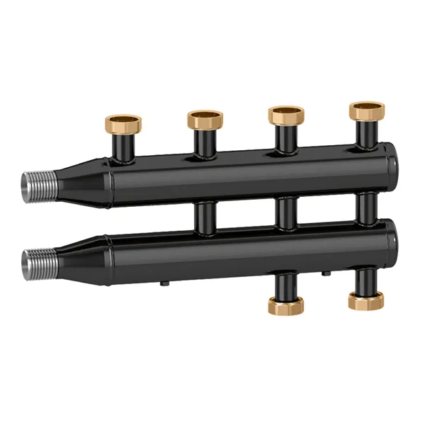 550021 Caleffi verdeler met 2+1 kringen 1.1/2"
