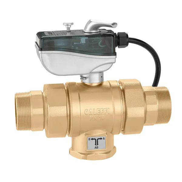 638173 Caleffi gemotoriseerd 3-wegventiel 1.1/4" 230V