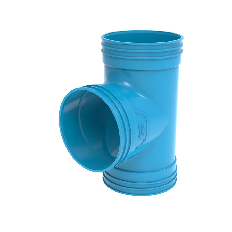 Wavin PVC ventilatiekanaal T-stuk 90 graden BL 125