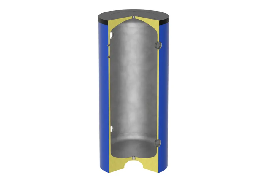 Fiorini - VKG buffervat 500 ltr - Staal - Vloer - Vert - 4x3"+3x1/2''