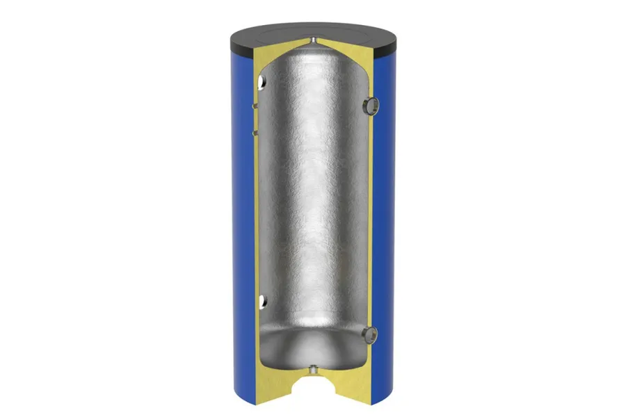 Fiorini VK buffervat 200 ltr - Verzinkt - Vloer - Horizontaal - 4x 2"