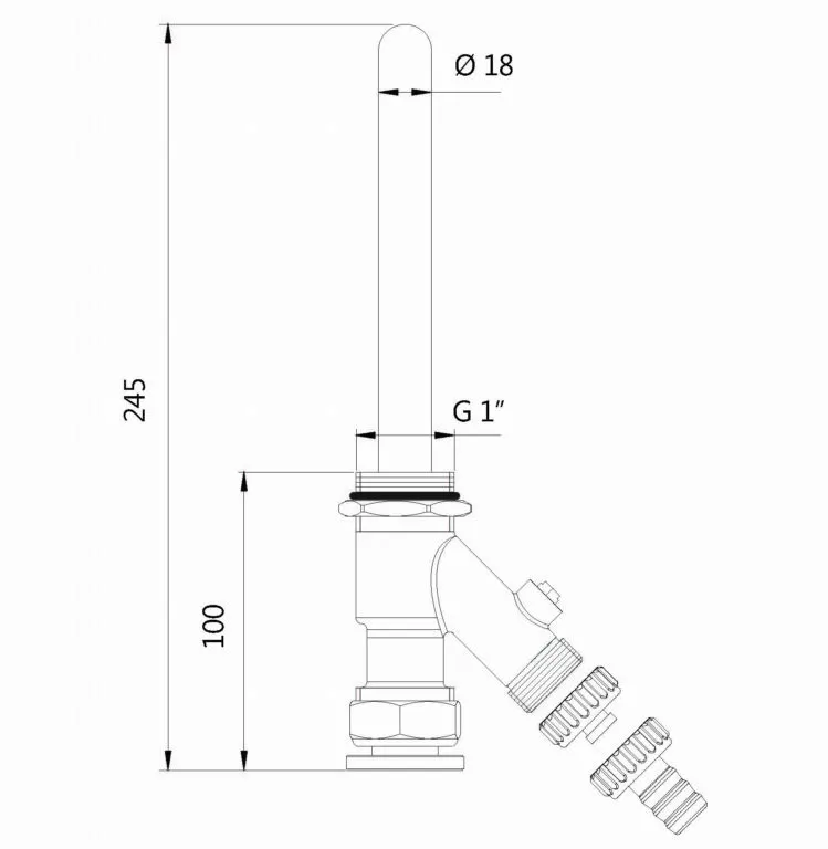 Lovato magnetor evenwichtfles pompgroep C70 C90 - detailfoto 2 – foto 2