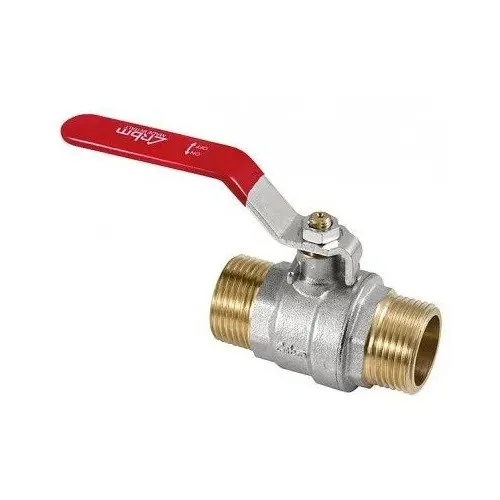8850412 RBM kogelkraan rood 1/2" uitw. met vlinderhendel