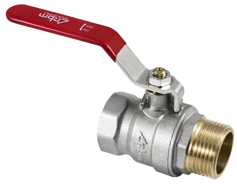 RBM kogelkraan rood 3/8 inch met hefboom