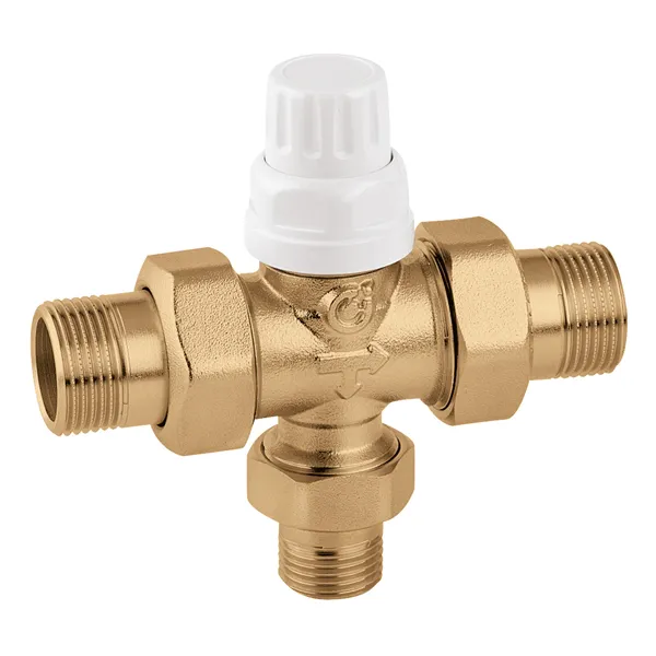 Caleffi 3-weg zone ventiel 3/4 inch messing