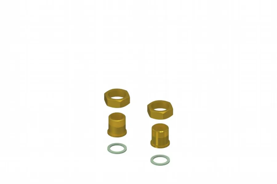 38001944 Lovato 2-delige koppelingen 1" inw. x 3/4" uitw.