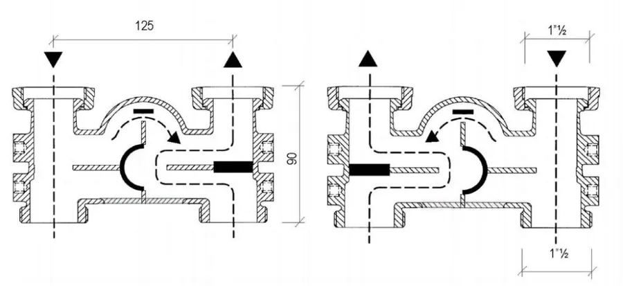 Lovato MK3 mengklep pompgroep DN25 rechts - detailfoto 2 – foto 2