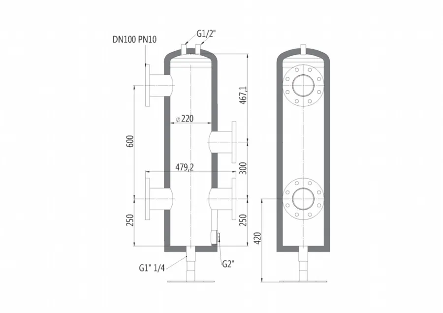 Lovato Hercules HS220 open verdeler pompgroep - detailfoto 2 – foto 2