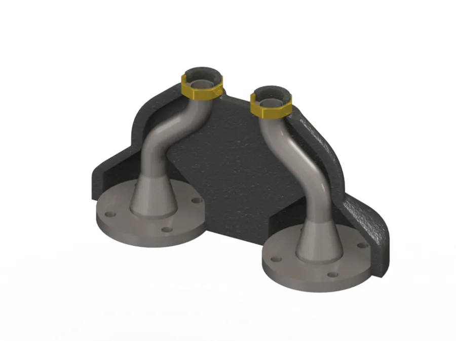 Lovato Hercules kit connecta RG verloop DN65 naar DN32 pompgroep