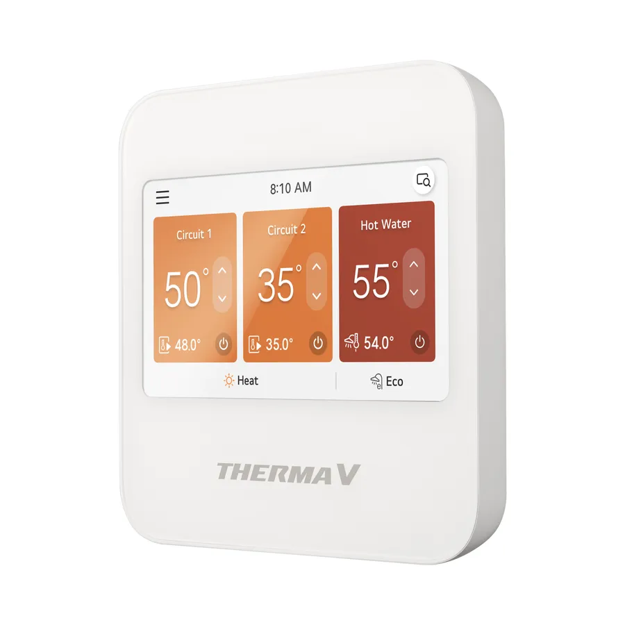 LG Therma V R290 Deluxe wit bedieningspaneel temperatuurregelaar - detailfoto 2 – foto 2