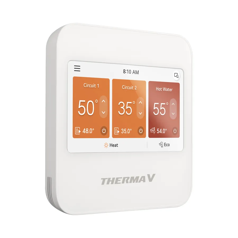 LG Therma V R290 Deluxe wit bedieningspaneel temperatuurregelaar - detailfoto 3 – foto 3