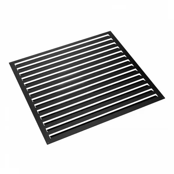Evolar achterplaat large aluminium zwart
