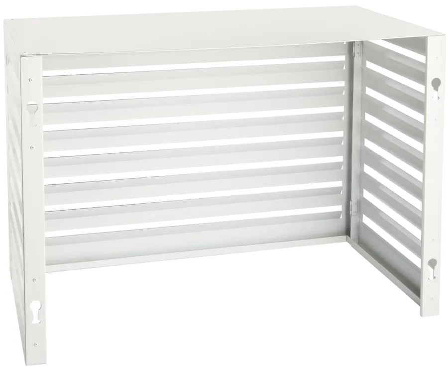 Evolar omkasting XL aluminium wit airconditioner buitenunit - detailfoto 2 – foto 2