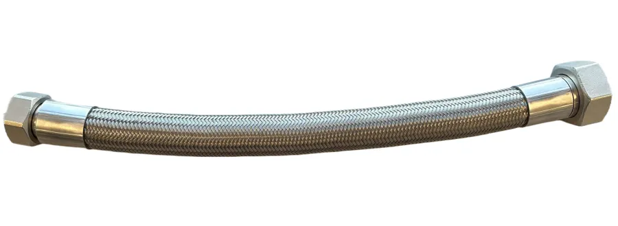 Flexibele aansluitleiding 500mm 1"x 1" bixbi RVS gevlochten