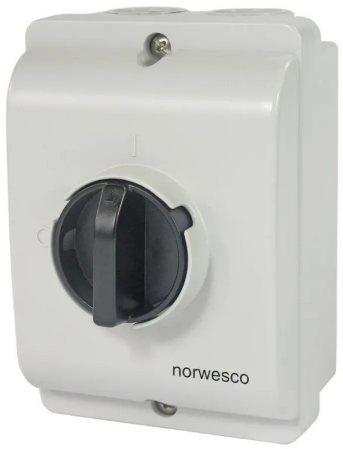 ESWPX 416 Norwesco werkschakelaar 4-polig 16A IP65 excl. wartels