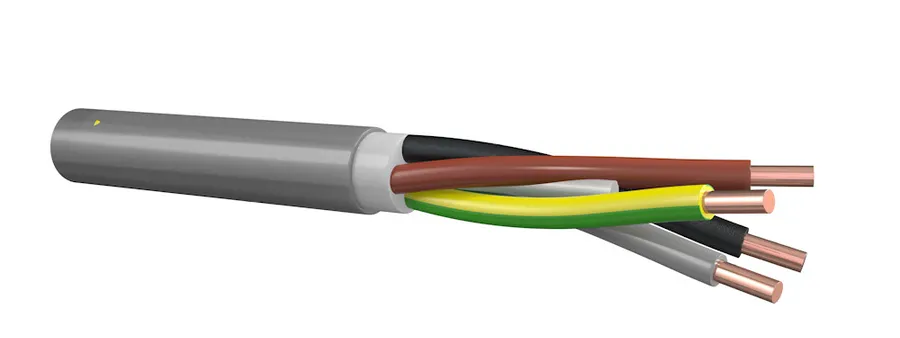 YMvK 4x4.0mm voedingskabel - rol a 50m
