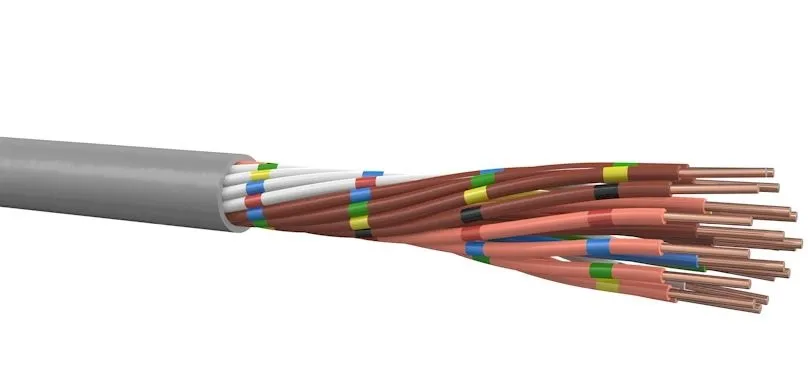 HH 3x0,8mm signaalkabel halogeenvrij - rol a 100m