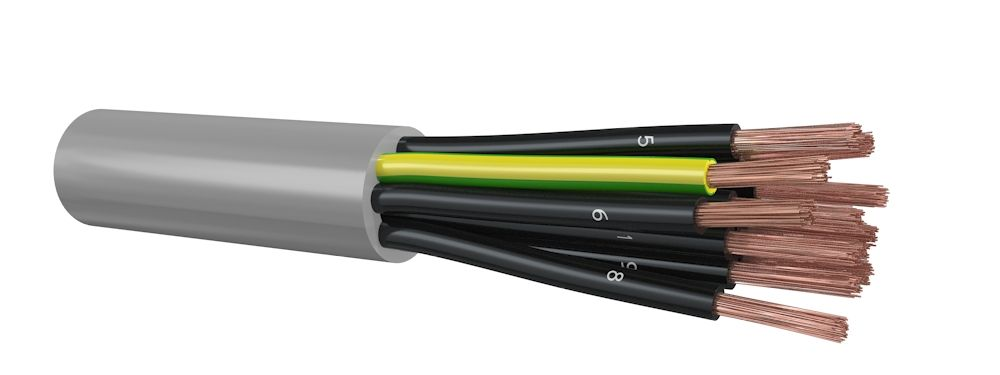 HSLH-JZ 4x2,5mm stuurstroomkabel halogeenvrij - rol a 100m