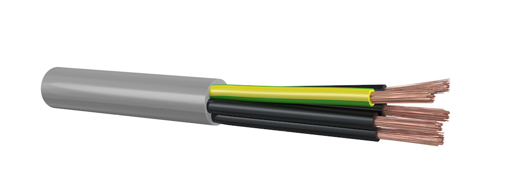 HSLH-JZ 5x2,5mm stuurstroomkabel halogeenvrij - rol a 100m