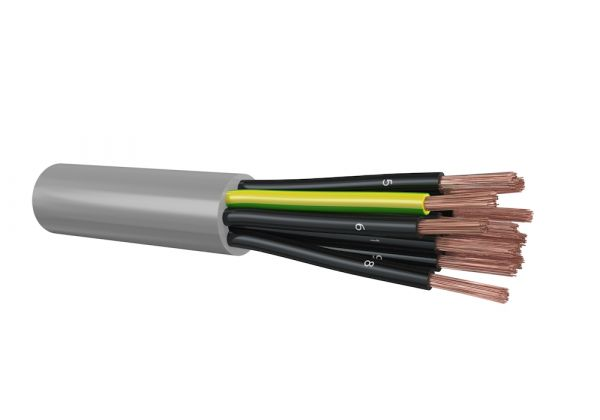 HSLH-JZ 12x1mm stuurstroomkabel halogeenvrij - rol a 25m