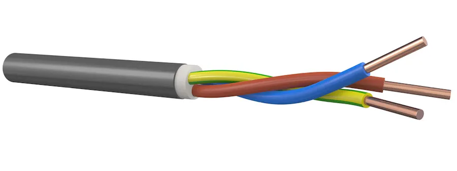 YMz1k 3x4,0mm voedingskabel halogeenvrij - rol a 50m