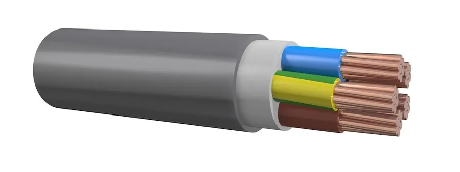 YMz1k 5x4,0mm voedingskabel halogeenvrij - rol a 50m