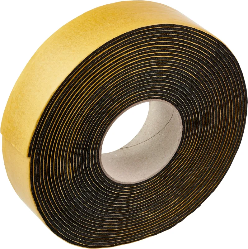 Isolatietape zwart 50mm rol a 10 meter