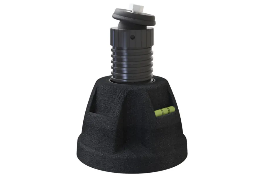 Tecnosystemi verstelbare opstelvoeten 0-15° 150-205 mm (set a 4 stuks)