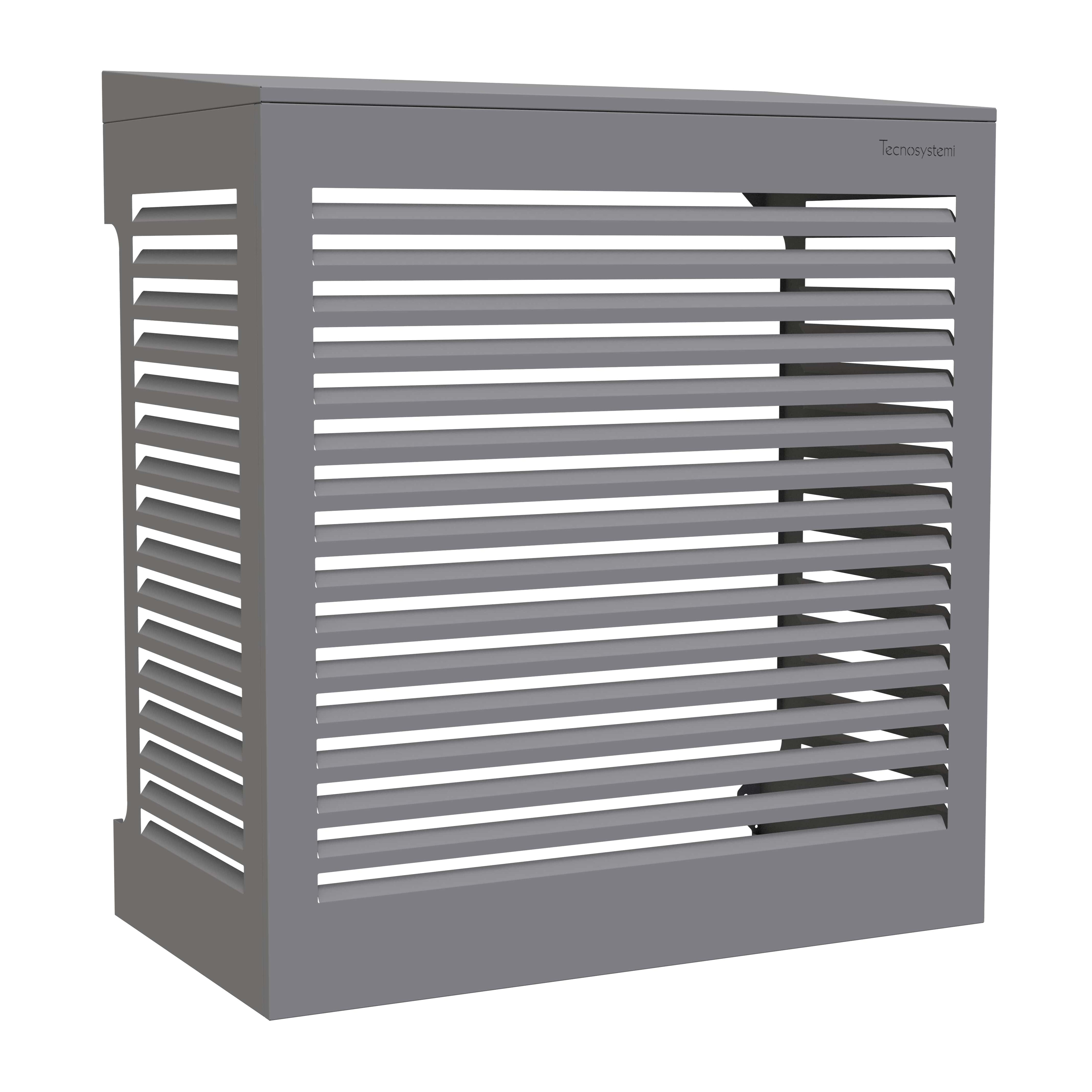 Tecnosystemi omkasting met hellend dak Large antracietgrijs (RAL 7016)