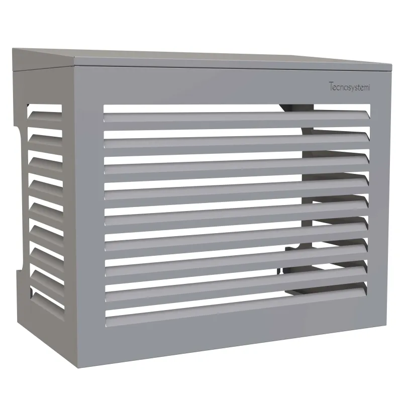 Tecnosystemi omkasting met hellend dak Small stofgrijs (RAL 7037)