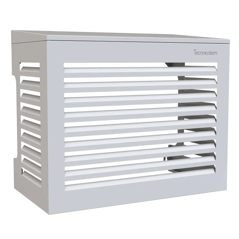 Tecnosystemi omkasting met hellend dak Small signaalwit (RAL 9003)