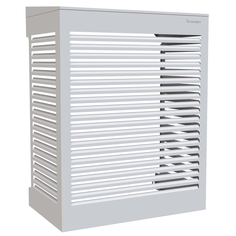 Tecnosystemi omkasting met hellend dak XL signaalwit (RAL 9003)