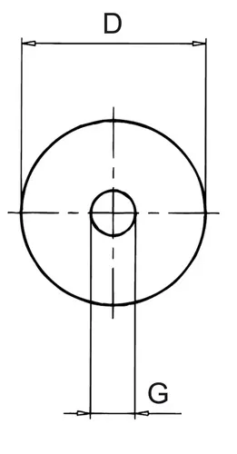 Walraven BIS onderlegring 25mm-6,5mm metaal ring - detailfoto 2 – foto 2