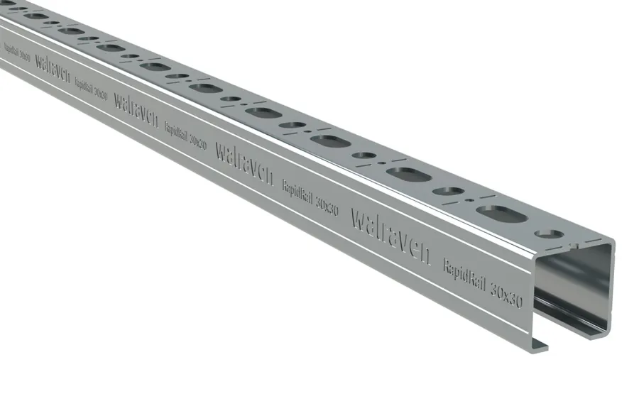 RapidRail Montagerail WM35 38x40mm lengte a 2 meter