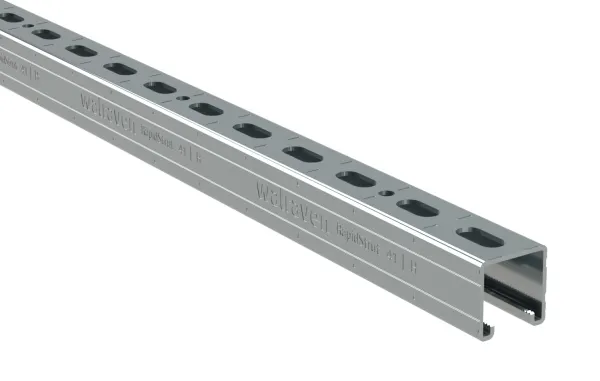 RapidStrut montagerail 41x41x2mm lengte a 2 meter