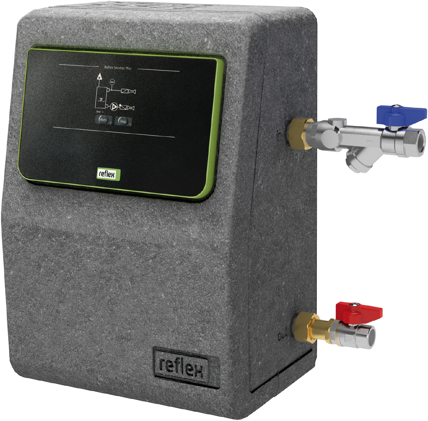 Servitec Mini ontgasser 1/2" Tot 1m systeeminhoud