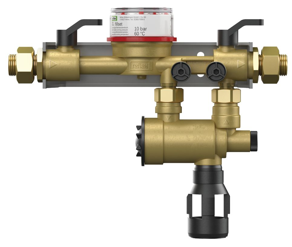 Vulset incl. watermeter Servitec S 1/2" Zonder Puls