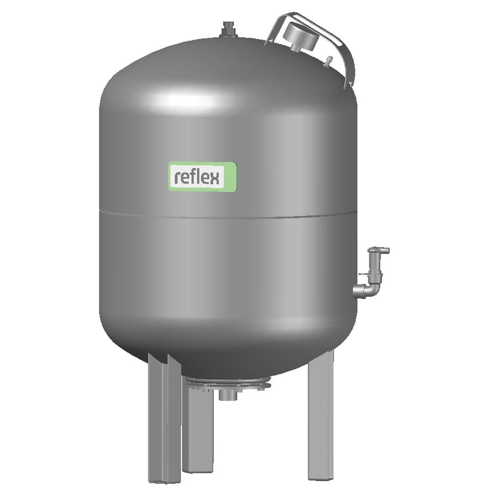 Volmembraan expansievat 100 liter 3,5 bar VD G1"