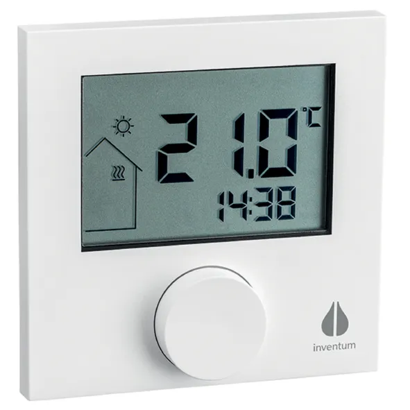 Inventum ComfortZone kamerthermostaat met display, draadloos