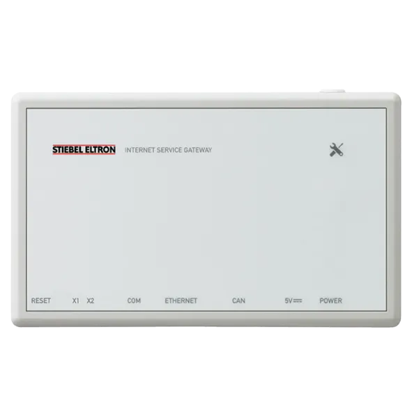 Stiebel Eltron Internet Service Gateway ISG netwerk communicatie apparaat