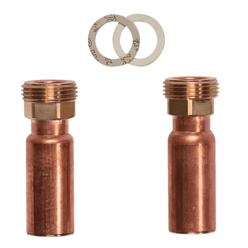Vaillant warmtepomp aansuitkoppeling 1" budr. x 28mm, set à 2 stuks