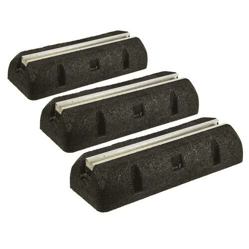Remeha opstelbalk rubber set 3 stuks 600mm zwart